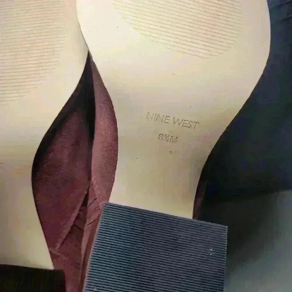 Nine west women's Mov colored healed boots size 8 1/2 M brand new - Picture 8 of 11